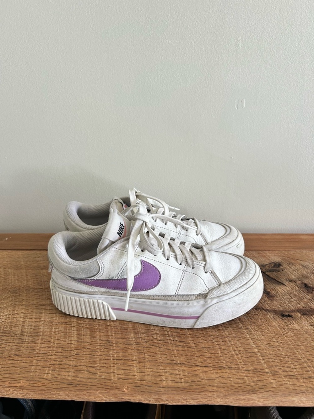 Nike Court Legacy Lift White Rush Fuchsia W